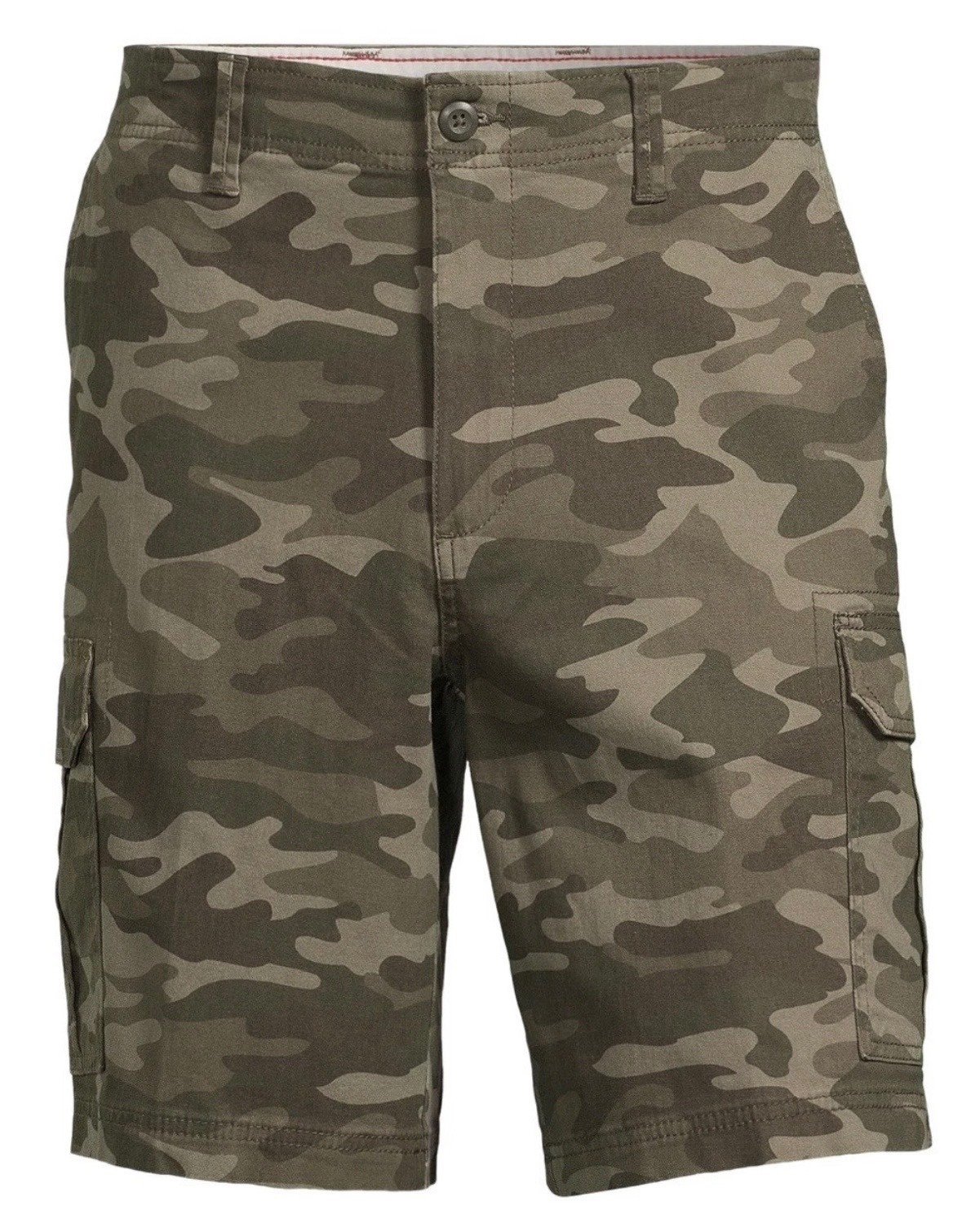 George Men’s At The Knee Cargo Shorts Beige Black Camo Size 30-46 NWT *28