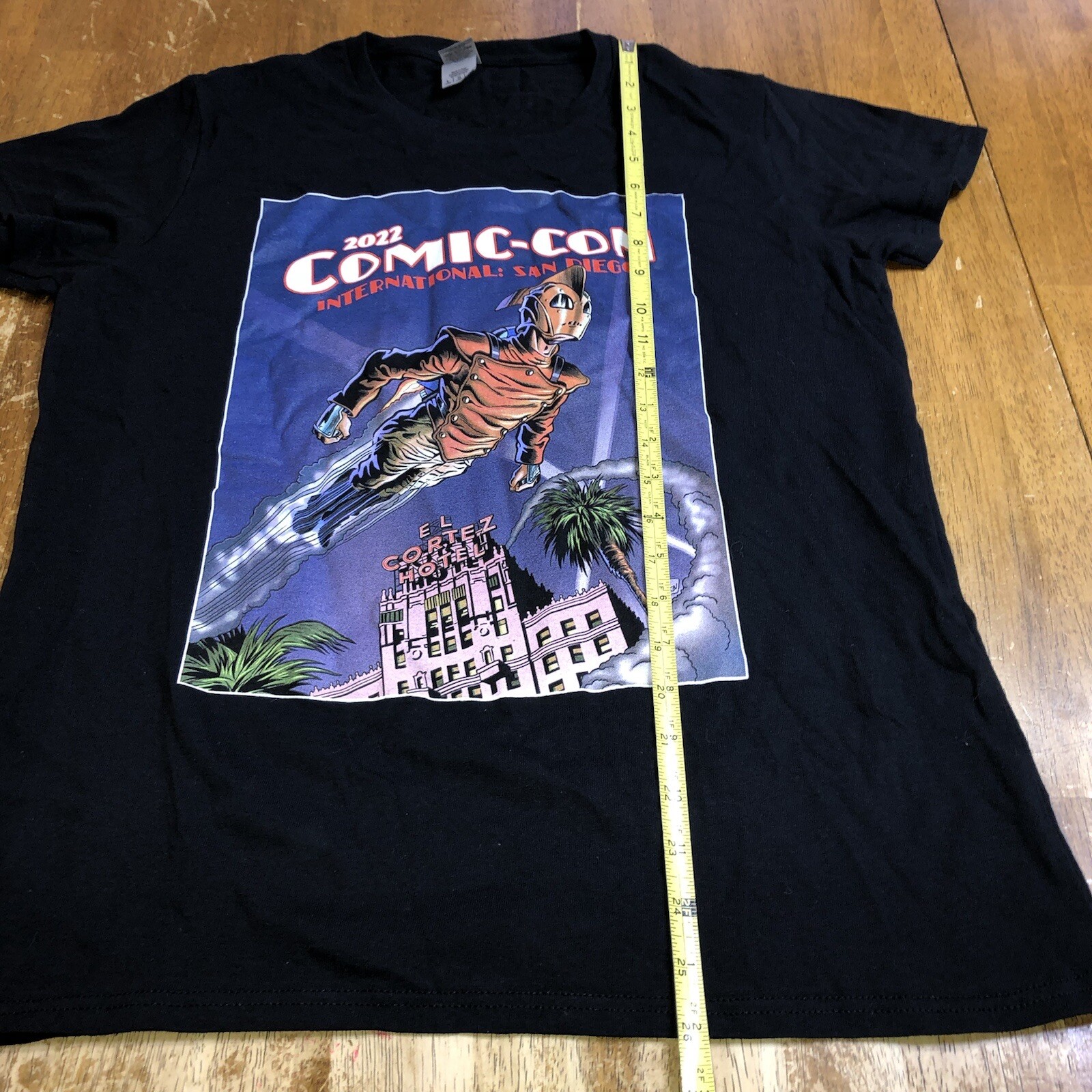 Rocketeer Rare 2022 San Diego Comic Con Shirt Black Size Large