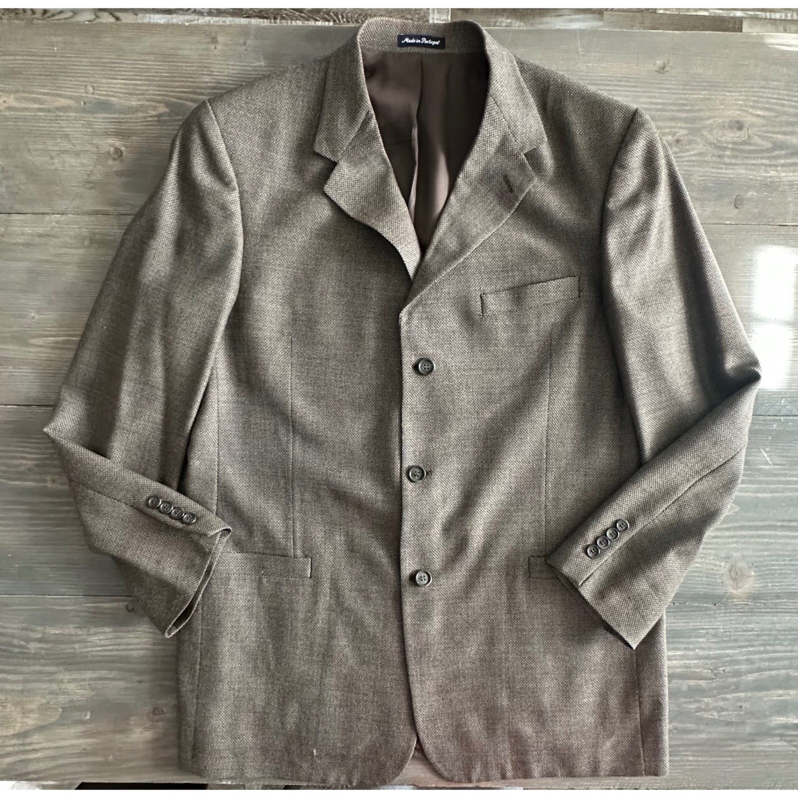 VTG Daniel Hechter Paris Wool Blazer Tailored Sport Coat Lined Men’s Size 44L