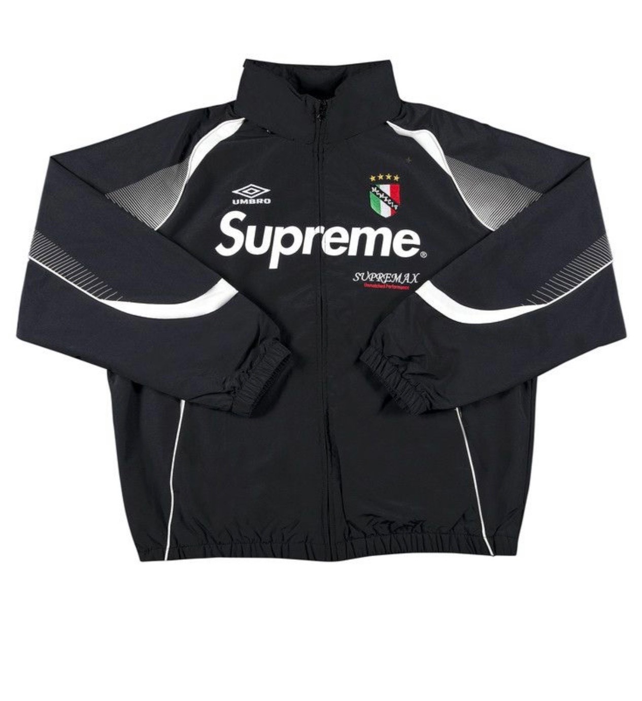 Supreme x UMBRO-Track Jacket Black Size-XLarge Authentic Fast Free Shipping 🚚