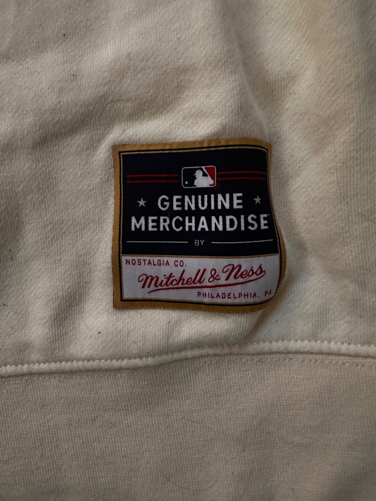Dodgers 2024 World Series Champions Cream Crewneck – Official Merch – 2XL