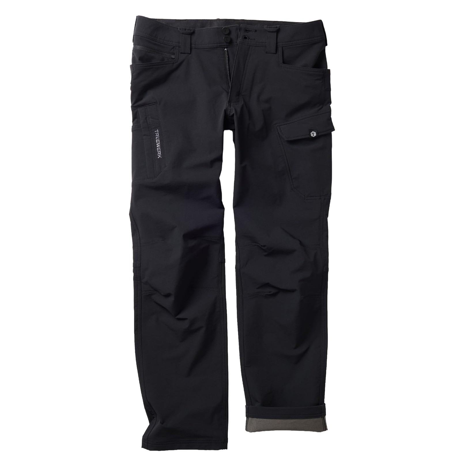 TRUEWERK Men’s T2 WerkPant ThreeSeason Work Pants, DoubleWoven Softshell, Wa…