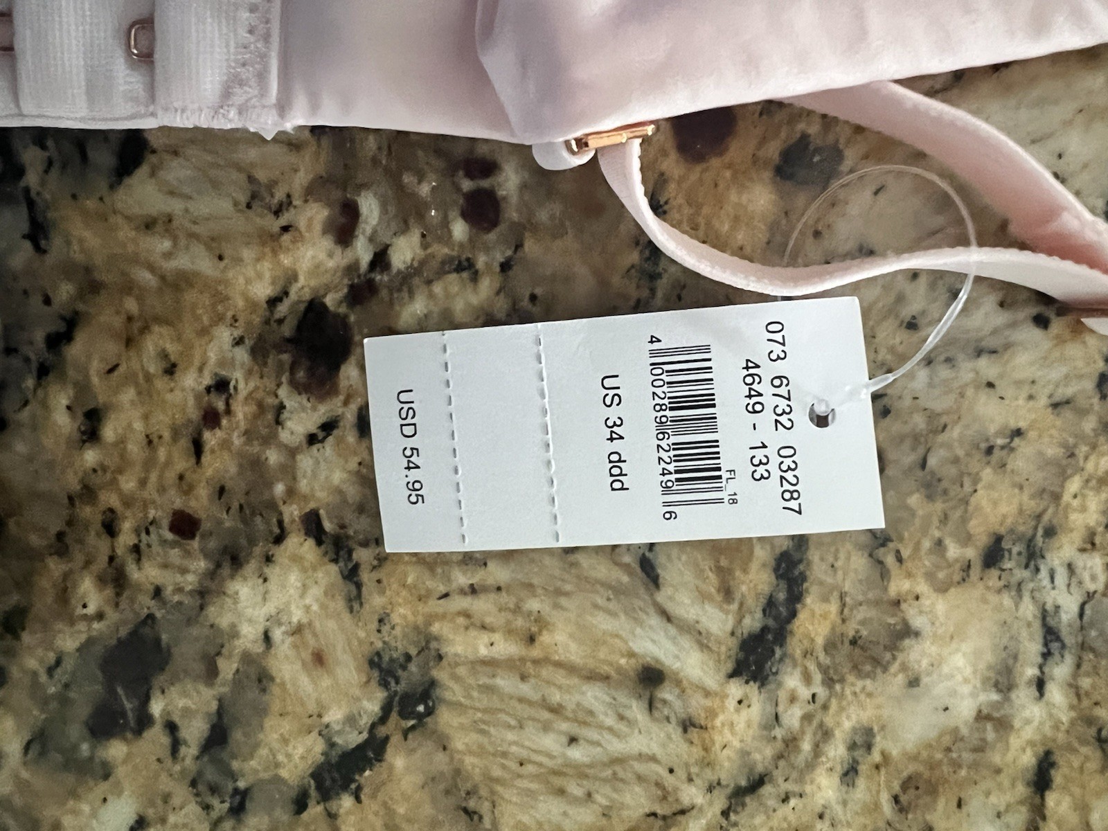 Aerie Pink Solid Plunge Bra 34DDD Adjustable Bra Straps Women’s
