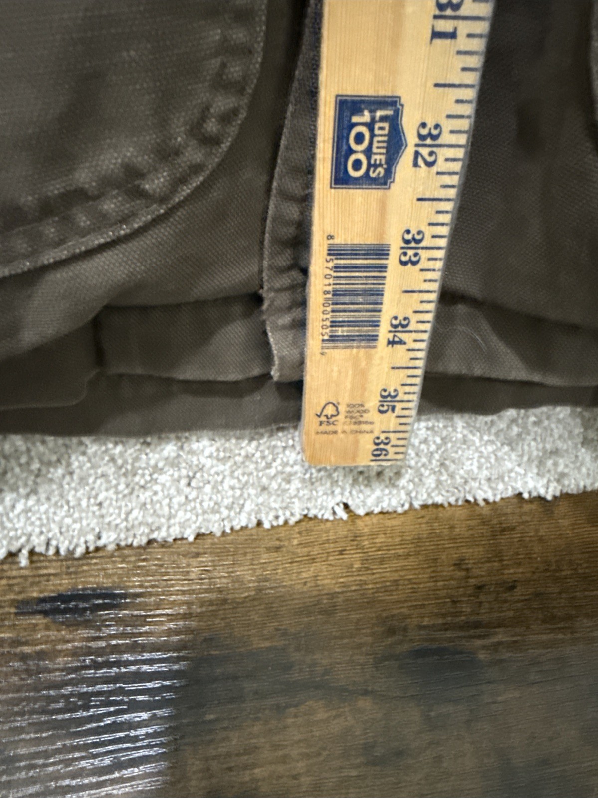 LL Bean Mens Size XLT TALL Brown Canvas Lined Insulated Barn Chore Coat Jacket