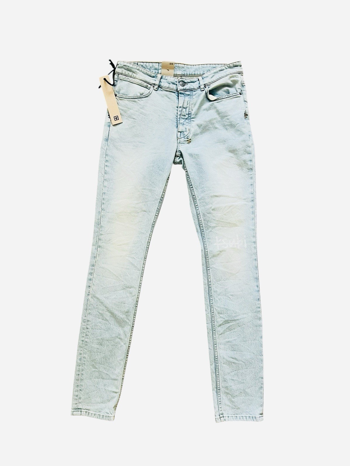 Ksubi Jeans Mens Paragon 1999 Van Winkle Skinny Leg Light Blue $220 Size 32/32