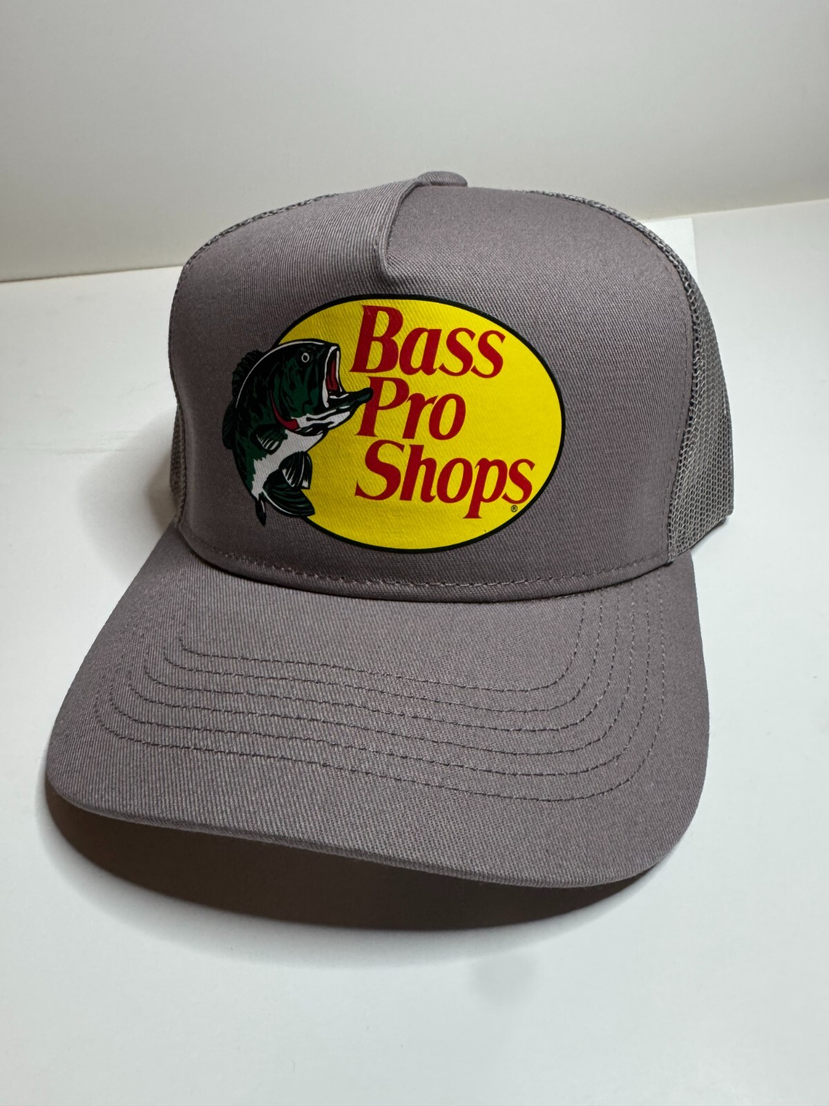 Bass Pro Shops Mesh Hat Cap Adjustable Snapback Trucker Fishing Baseball Outdoor