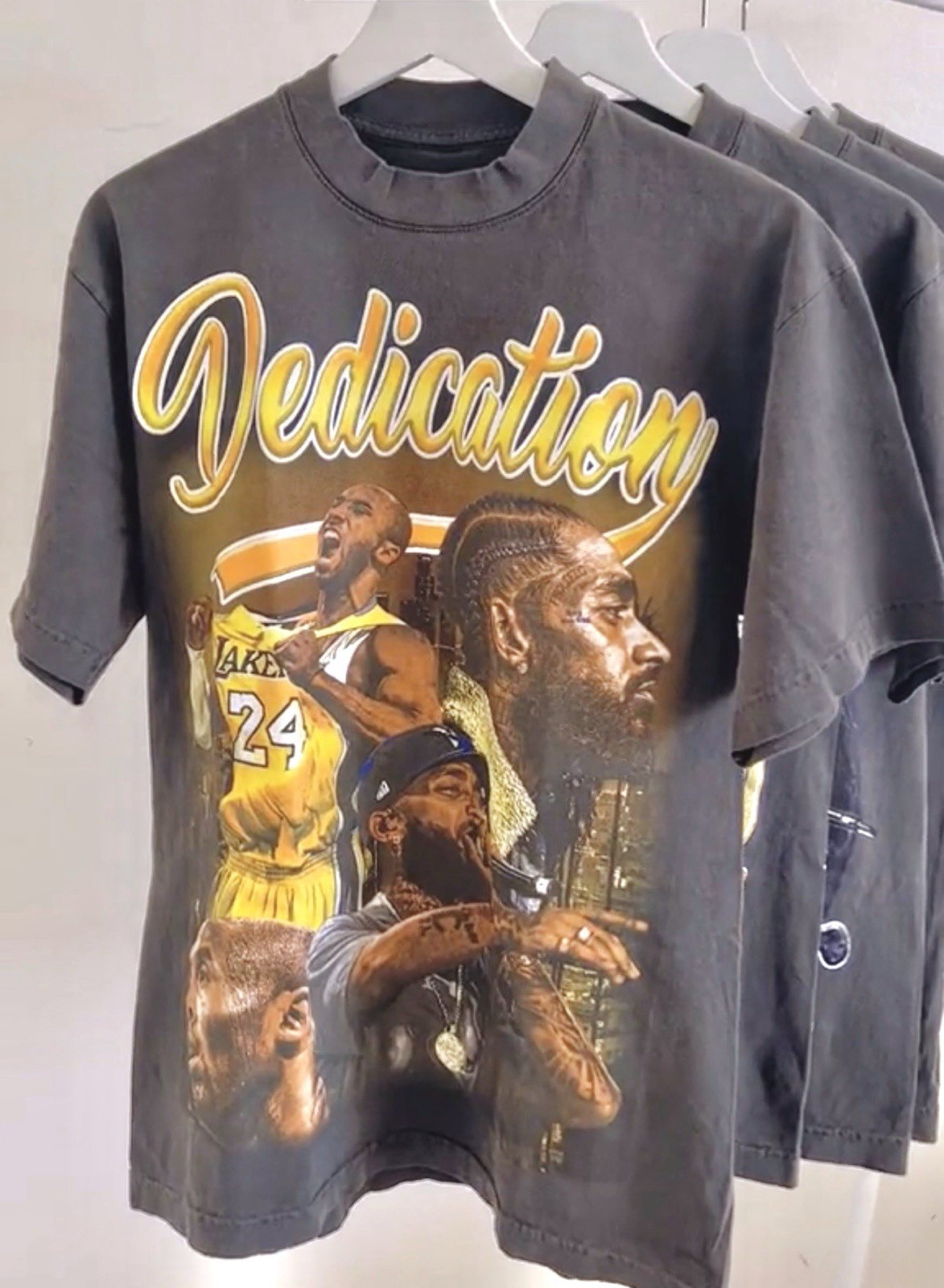 Kobe Bryant Nipsey Hussle Graphic Tee LA Apparel Tee