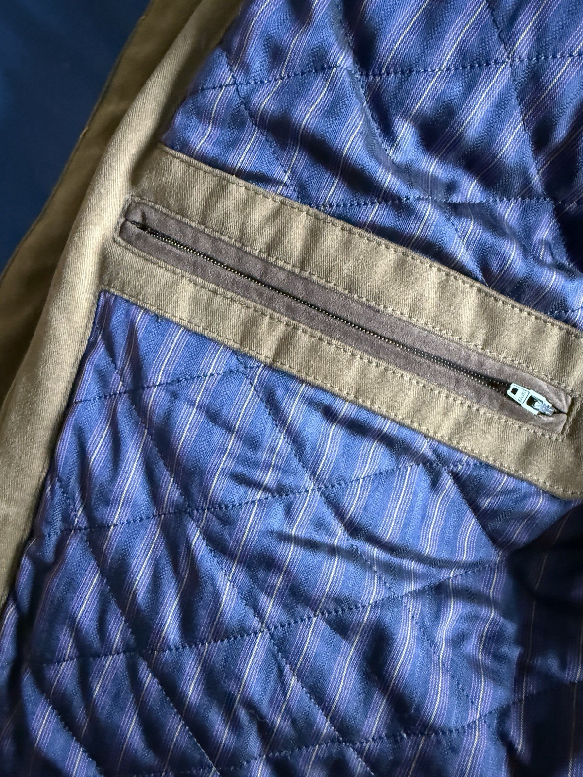 Paul & Shark Yachting Italy Jacket Brown Tan L Zip/Button