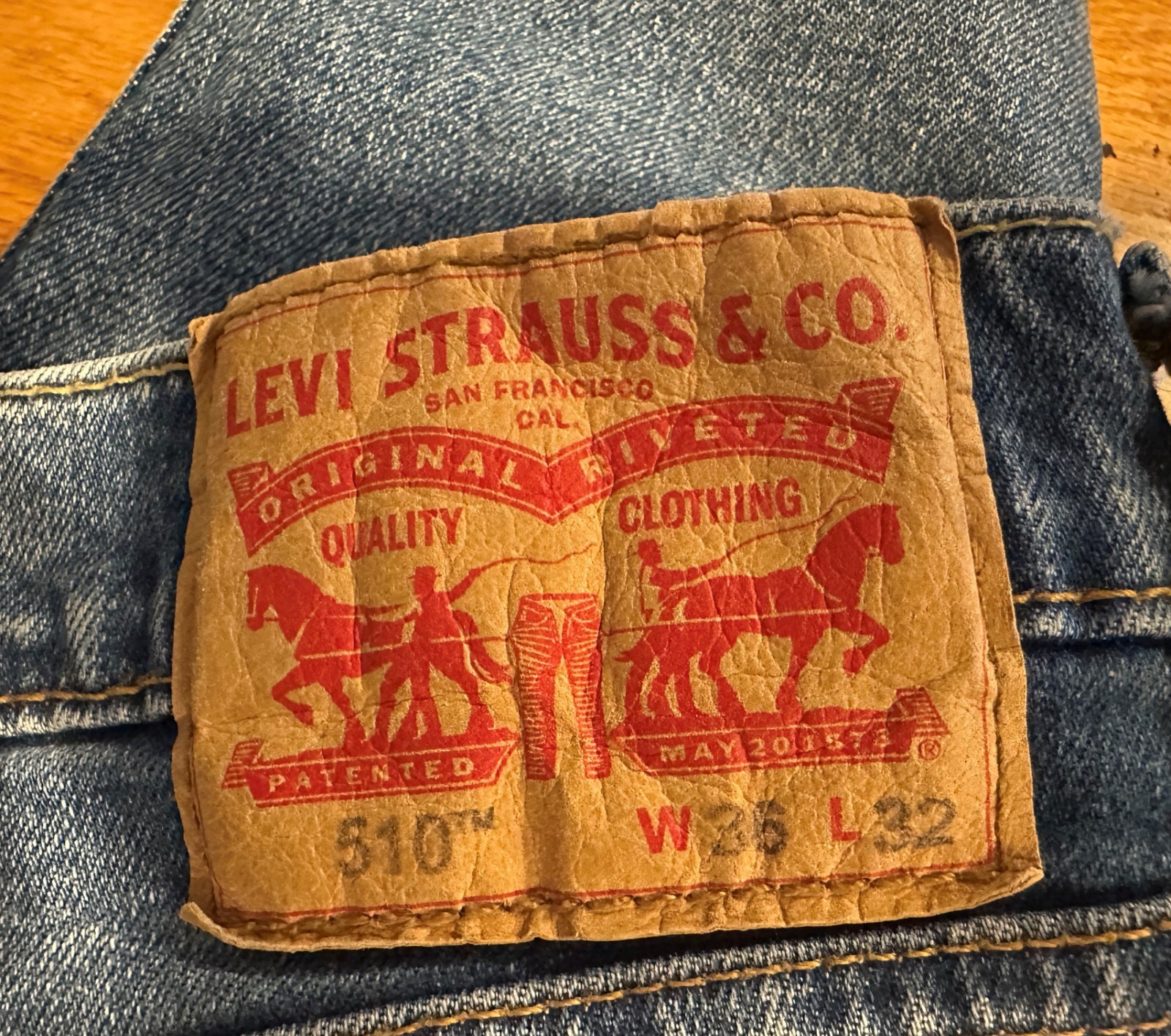 levis 510 36 x 32