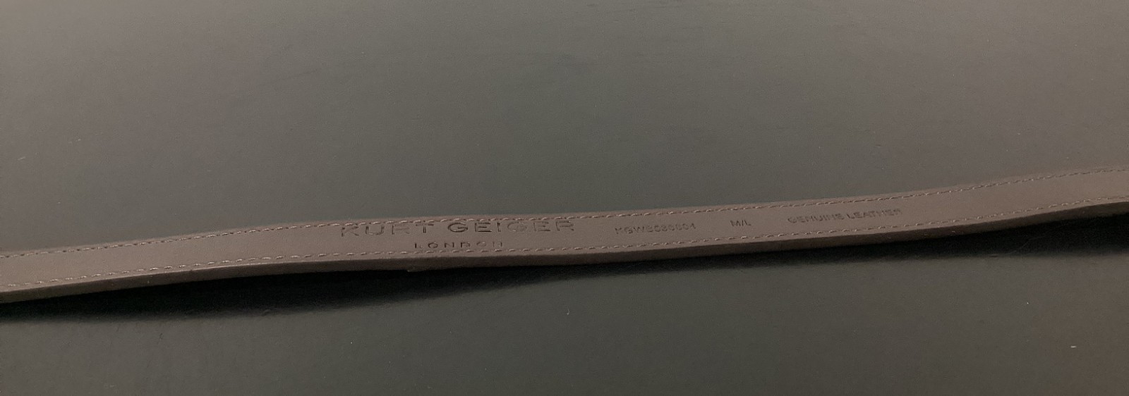 Kurt Geiger Rainbow Eagle Belt 41″ L x 0.75″ Wide Multicolor Suede Pin Buckle