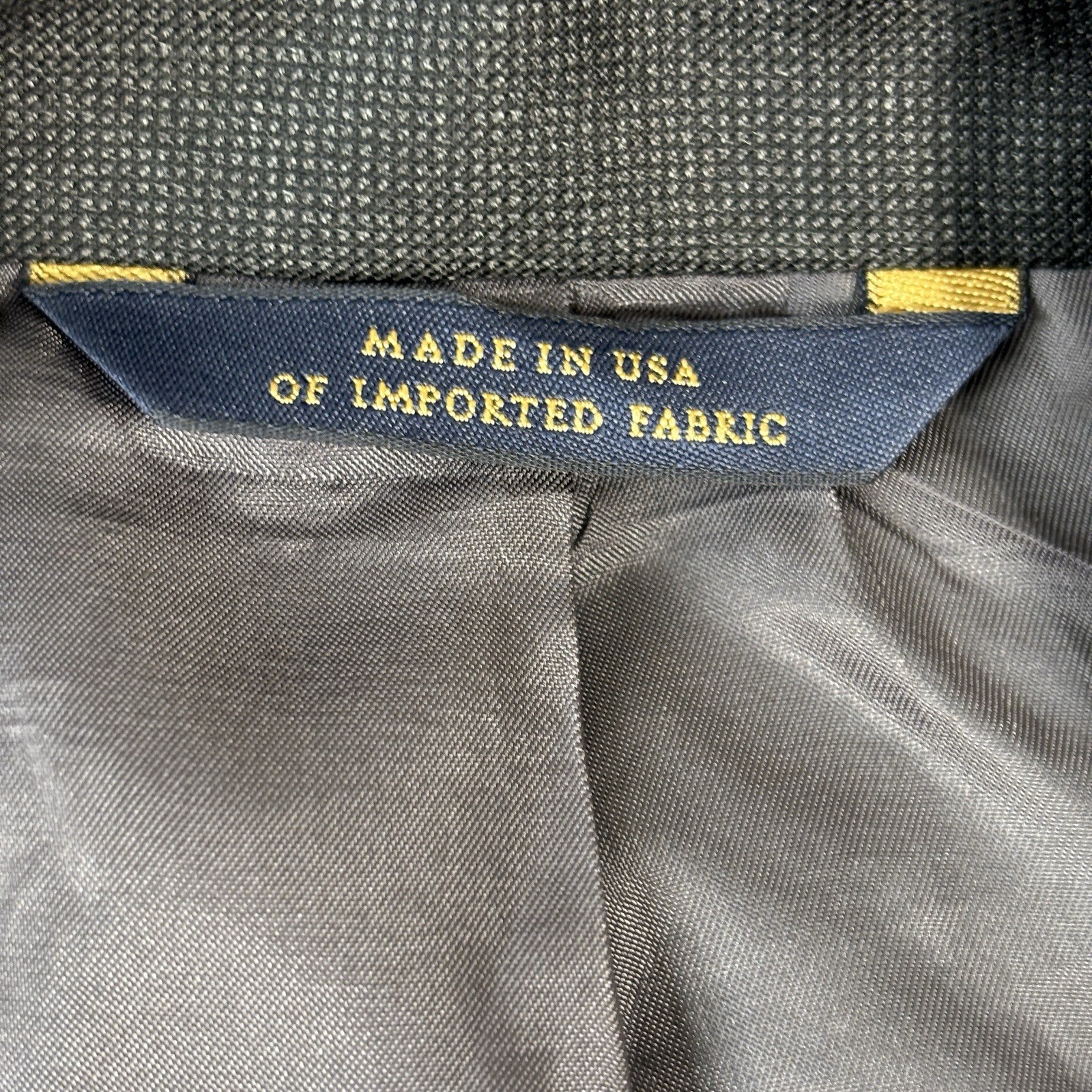 Brooks Brothers 1818 Madison Blazer 46L W41 Gray Vitale Barberis Wool USA Made