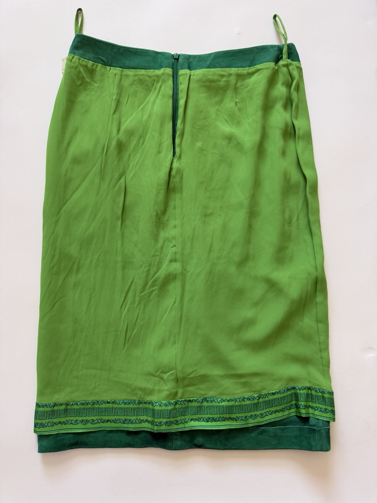 Versace Suede Crystal Skirt