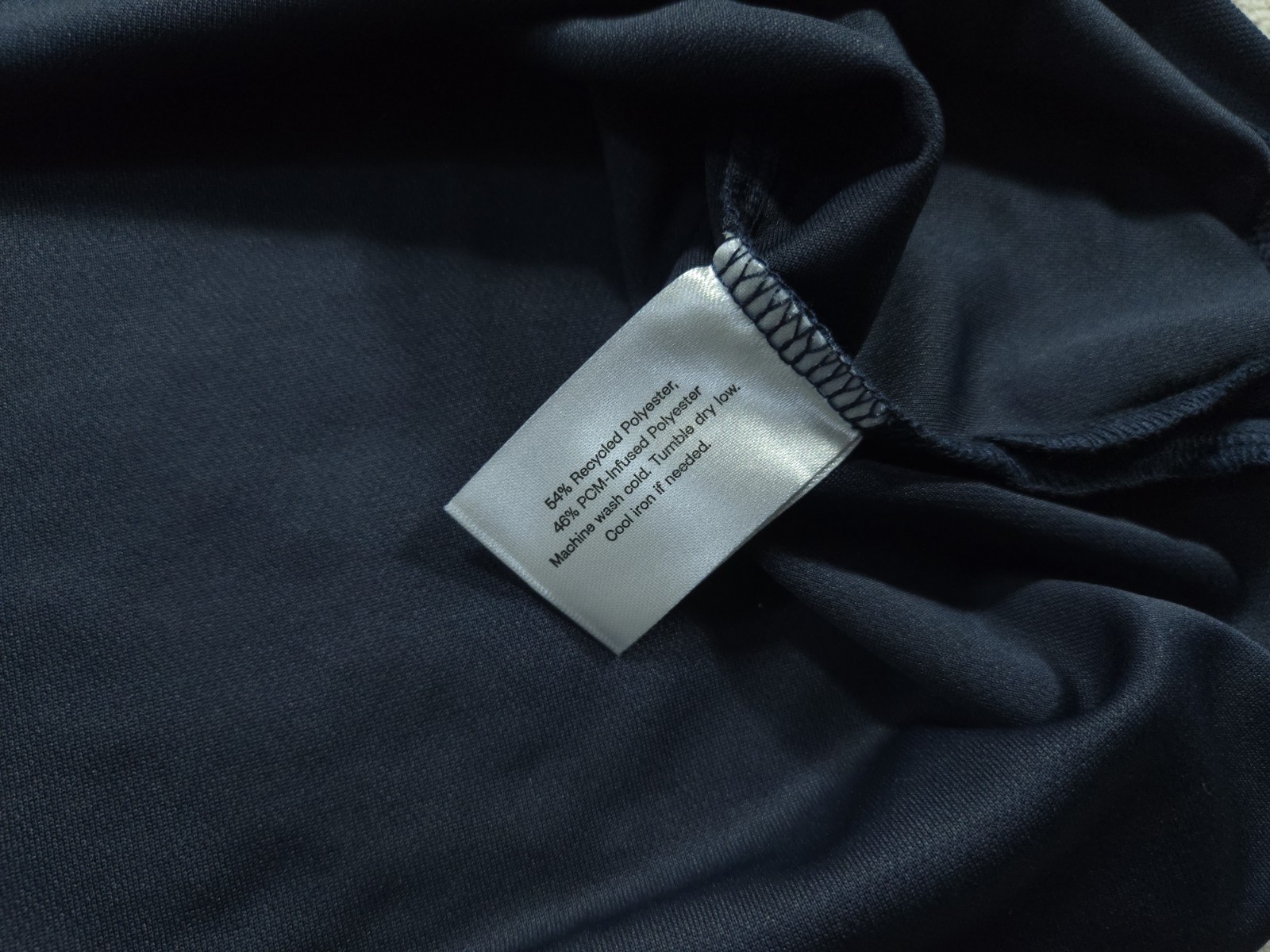 Ministry Of Supply Top Apollo X Polo Womens XL NWT NASA Phase Change Shirt Blue