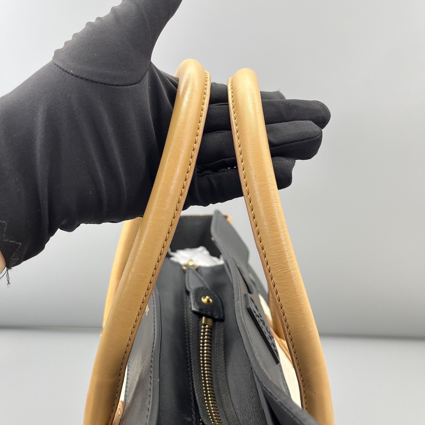 Celine Pre-Owned Authentic Luxury Handbag Colorblock 31*32*17cm