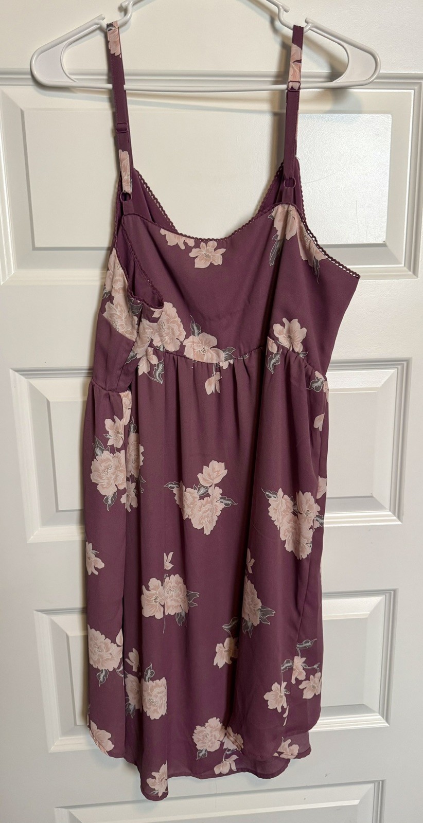 TORRID Size 2 Babydoll Georgette Floral Cami hi-low 18/20 plus