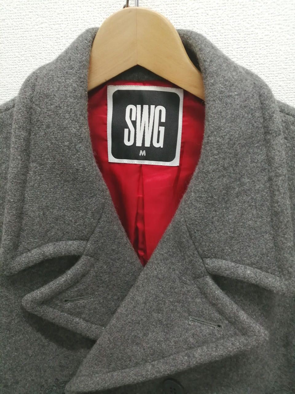 Swagger P Coat Gray Paisley M Used