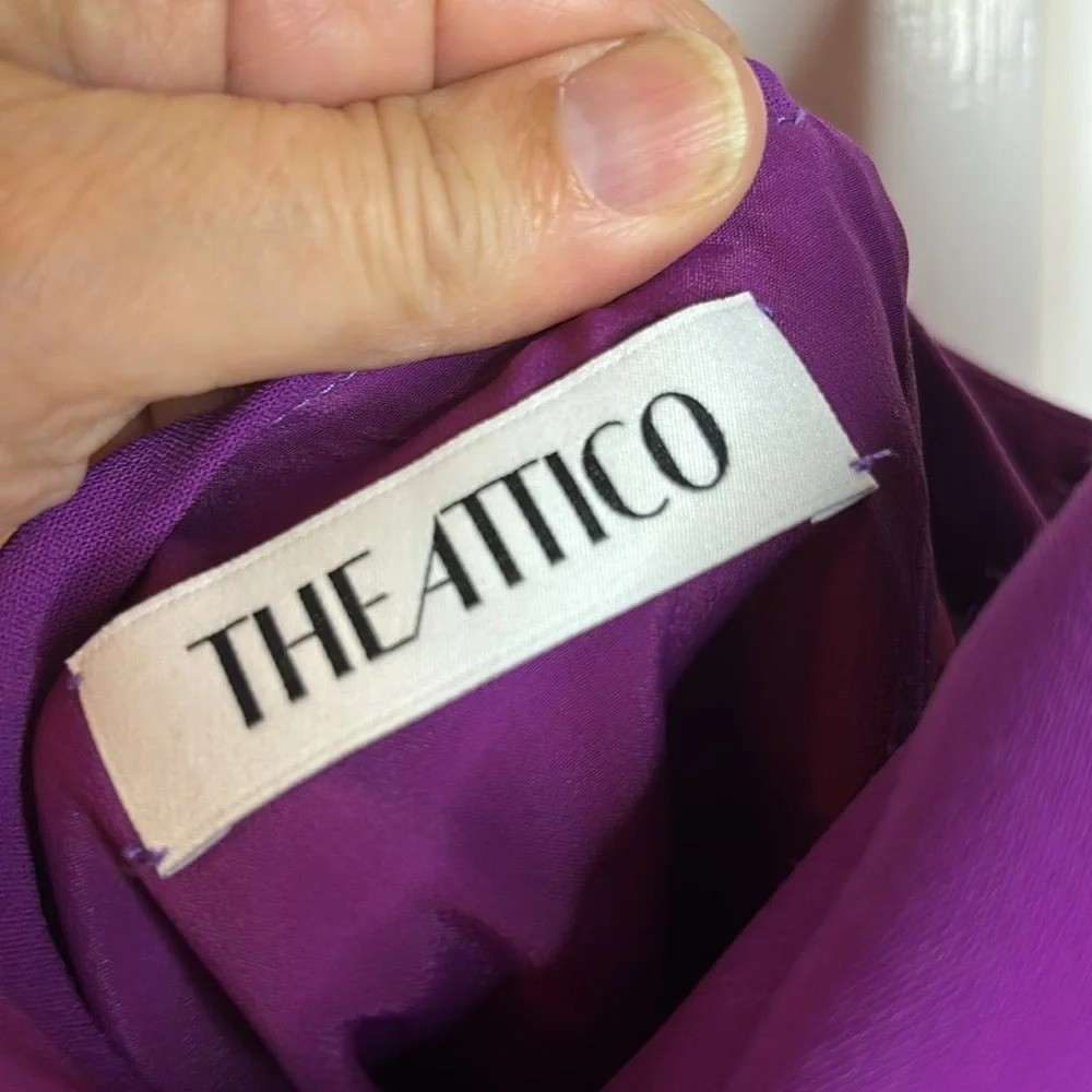 Perfect condition The Attico Corine Side Slit Gown size 38IT/0-2 US in purple