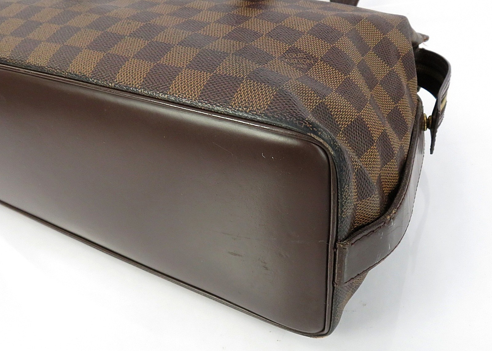 Authentic LOUIS VUITTON Chelsea Damier Ebene Tote Shoulder Bag Purse #63979
