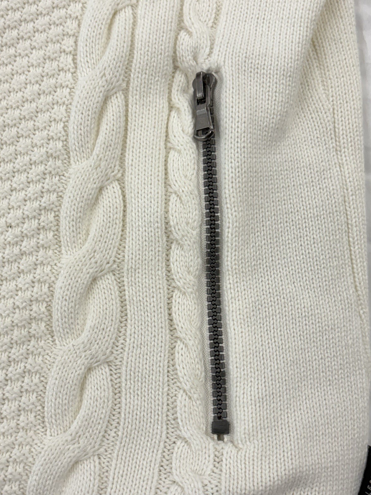 Holebrook Sweden Women’s Windproof Full Zip Sweater Jacket Organic Cotton Large