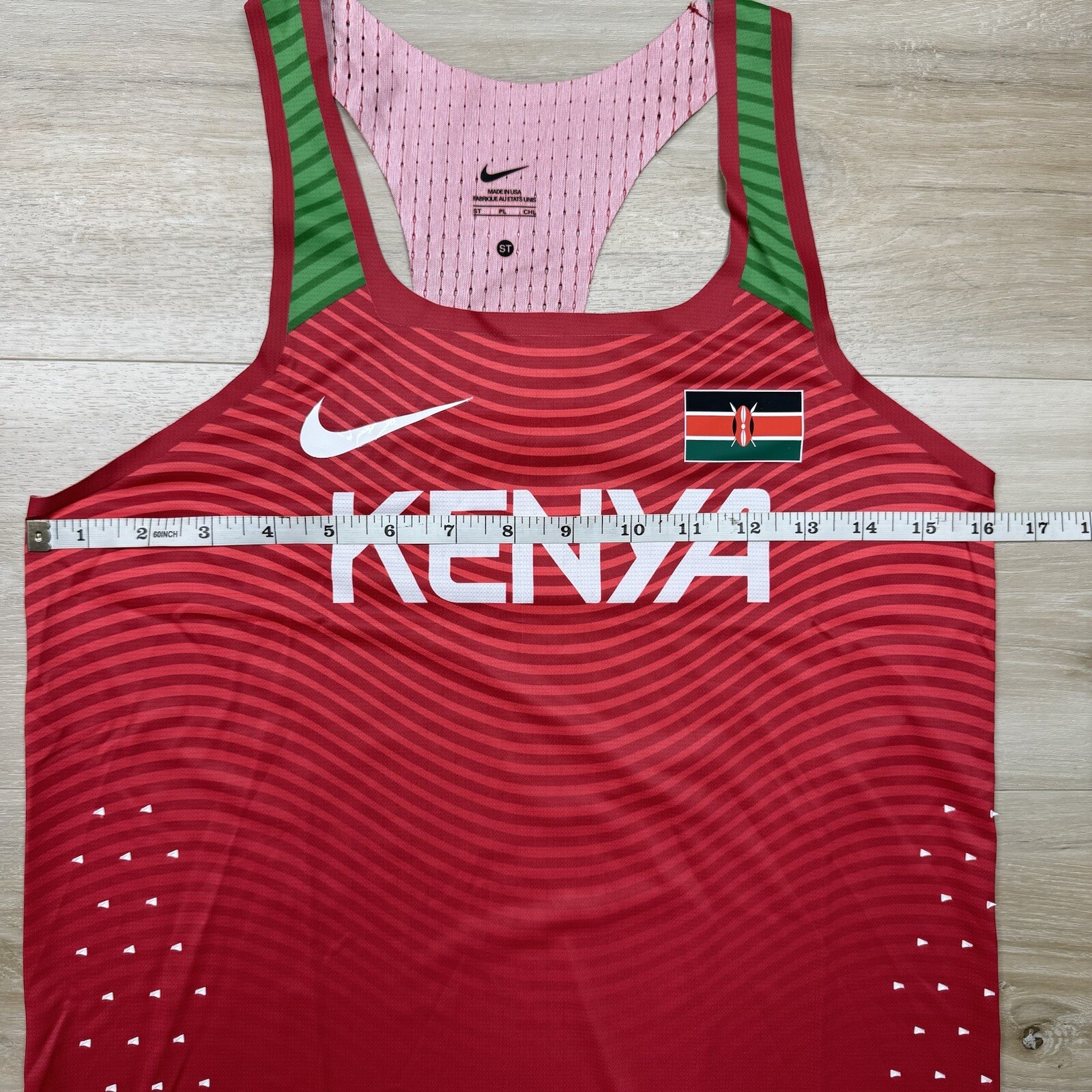 RARE Nike x Kenya Pro Elite Running Singlet 801289-xxx Men’s Size ST