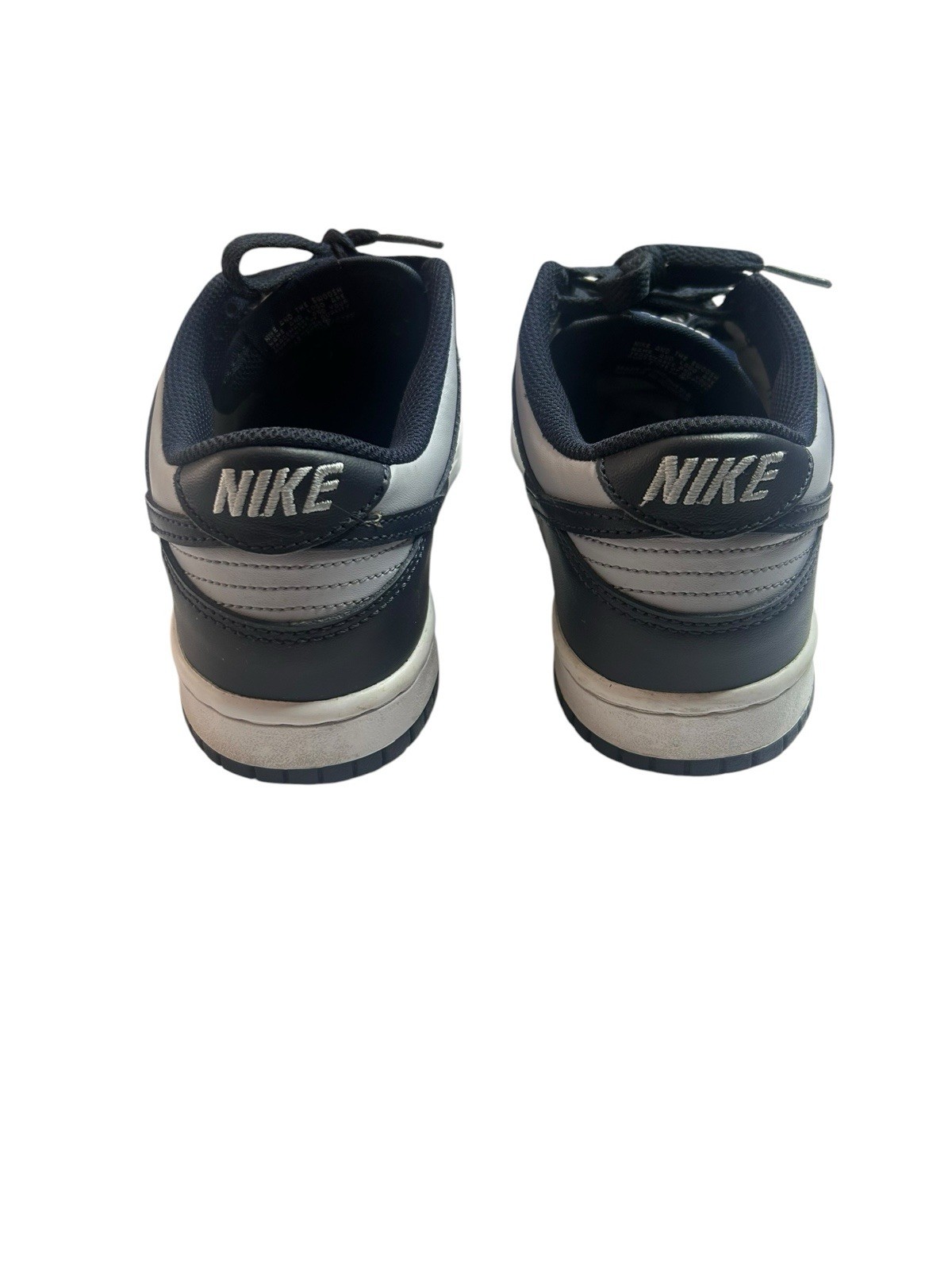 Nike Boys Low Top Georgetown Sneakers Black/Gray/White US 6.5Y CW1590-004 USED