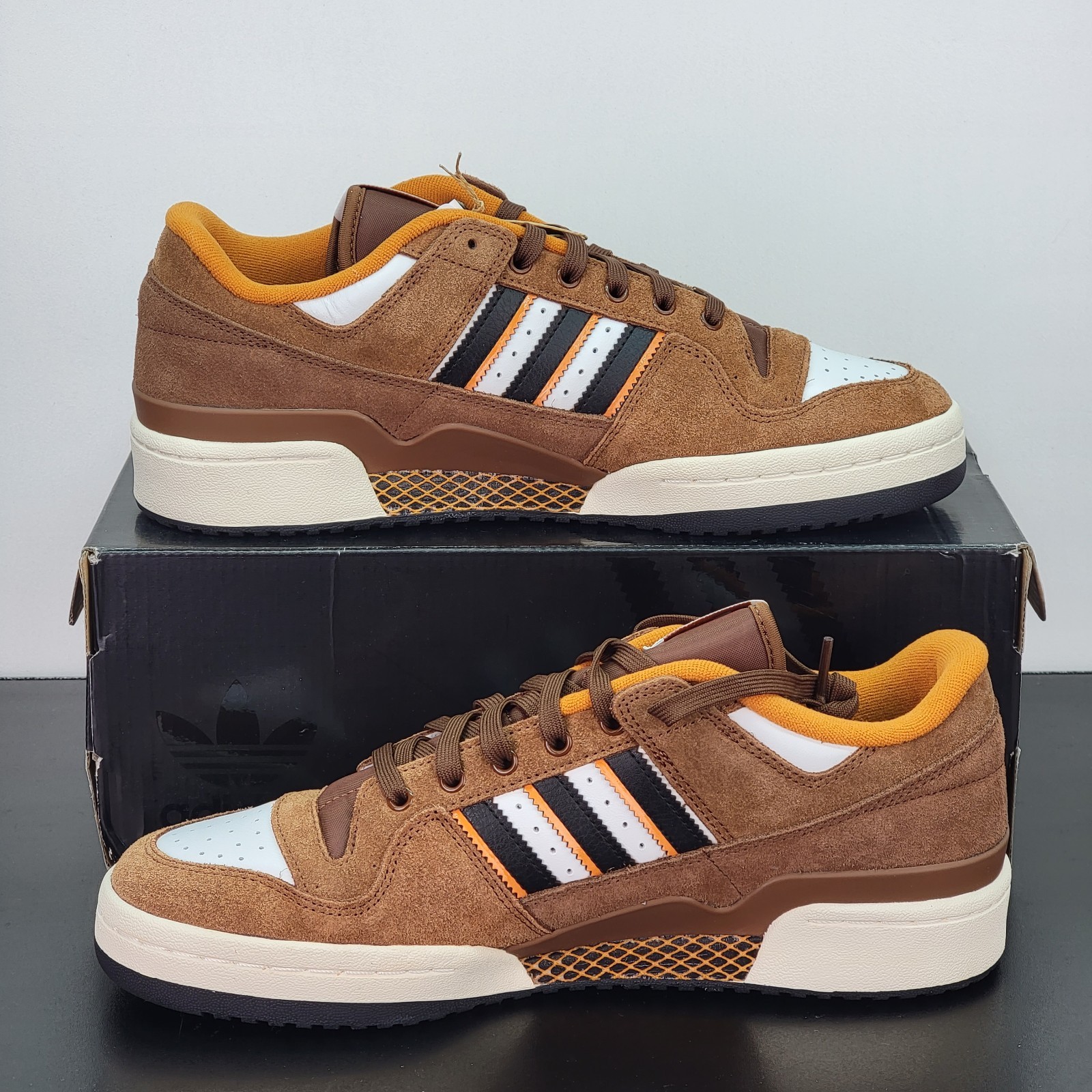 Adidas Forum Low Men’s Size 11.5 Athletic Shoes Brown Casual Footwear Sneakers
