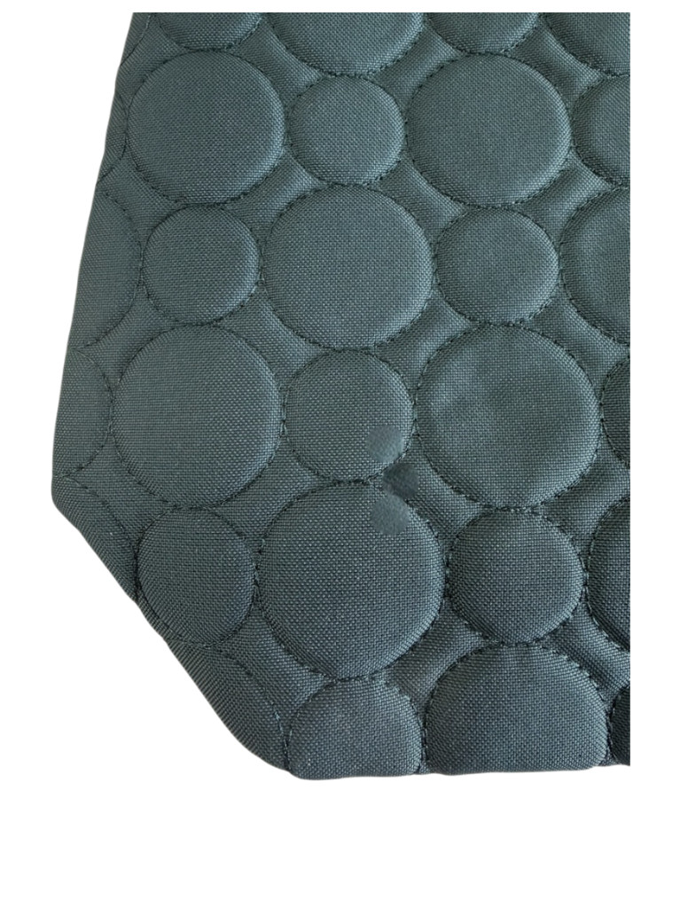 Thirty-One NEW Jade Quilted Dots $75 Vary You Versatile Tote Bag Handbag Purse
