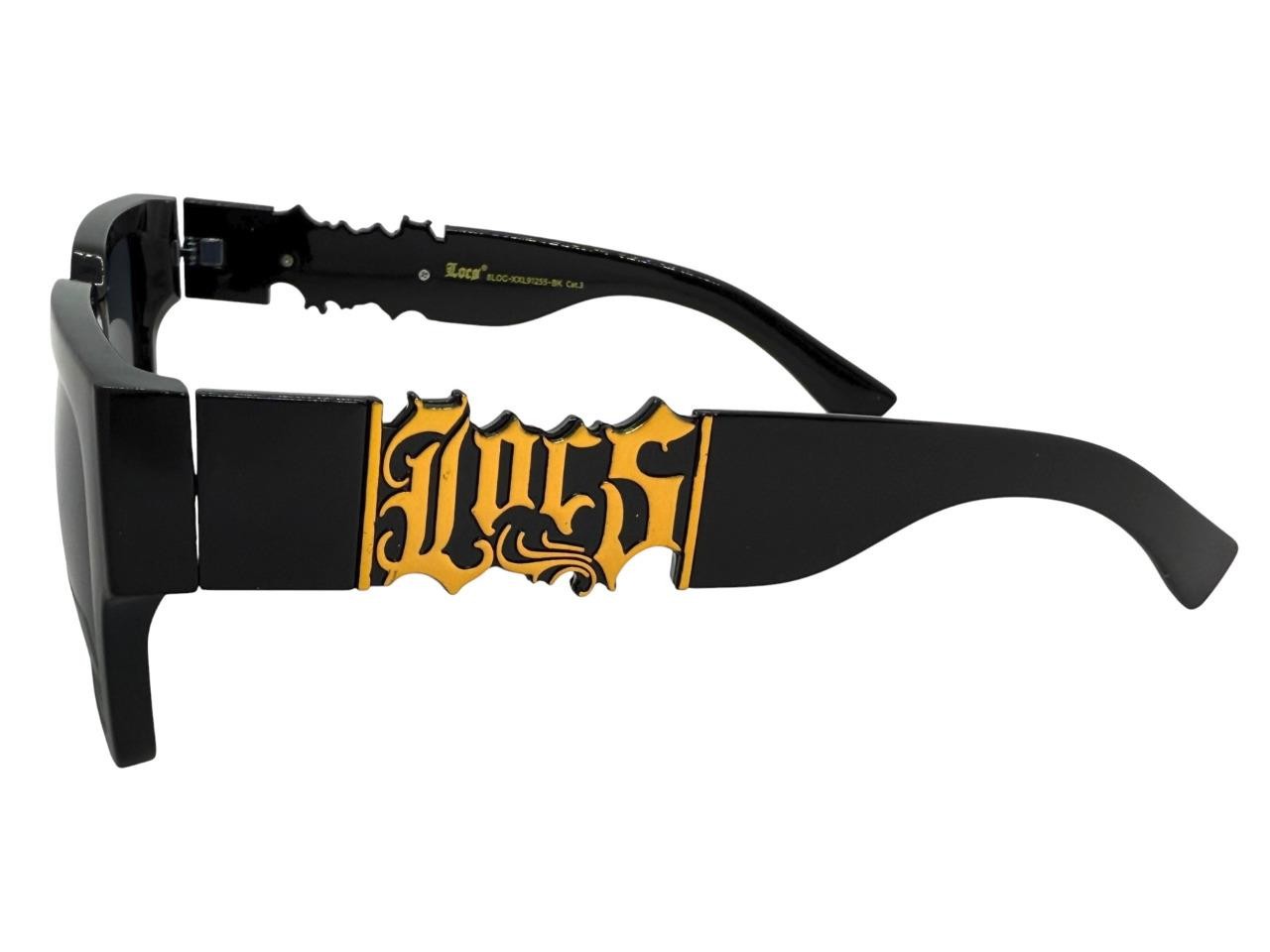 Biker Hardcore Gangster Hip Hop LOCS SUNGLASSES XXL Frame For Big Wide Fat Heads