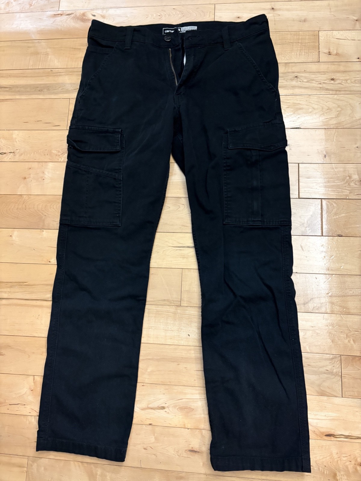 Carhartt Men’s Relaxed Straight Rigby Cargo Pant Black 32 x 32