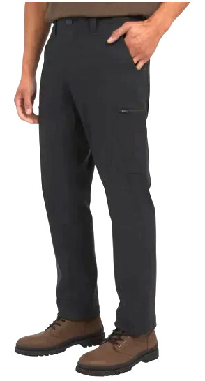 Wrangler Tech Nylon Cargo Pants 32 Or 34 X 30 Inseam Black Regular Fit