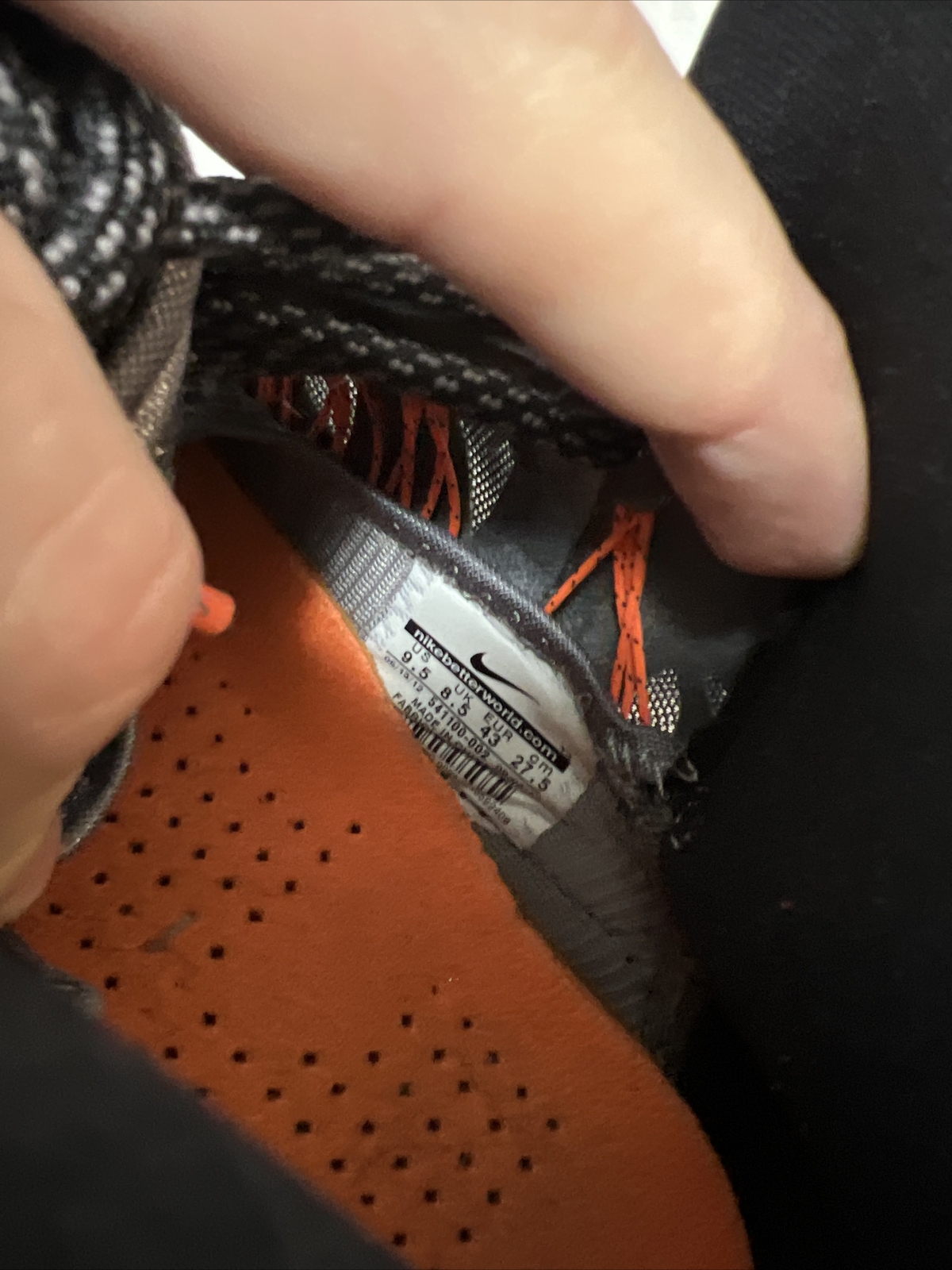 Size 9.5 – Nike LeBron 10 Lava 2012