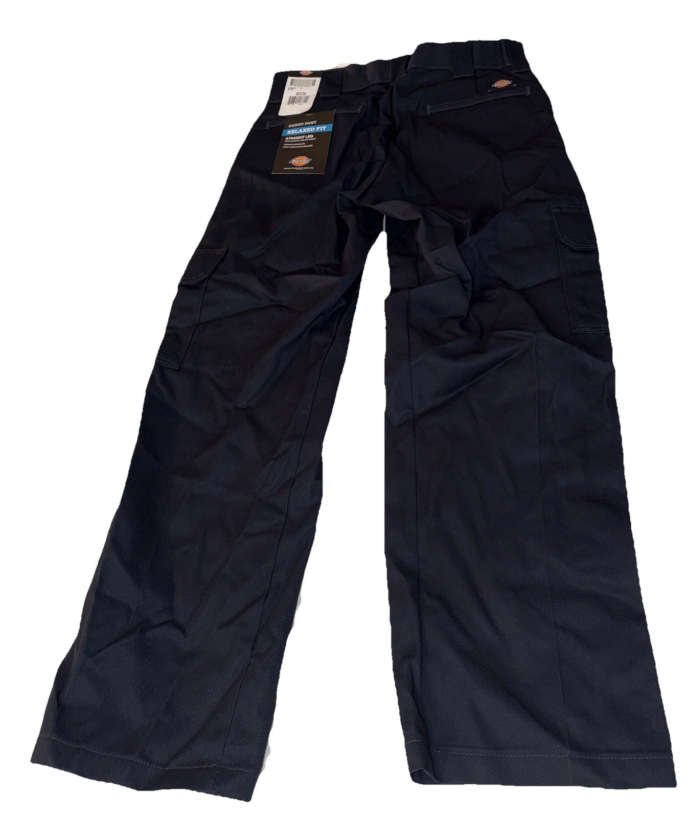 Dickies Men’s Relaxed Straight-Fit Cargo Work Pant, blue Dark Navy 30X30