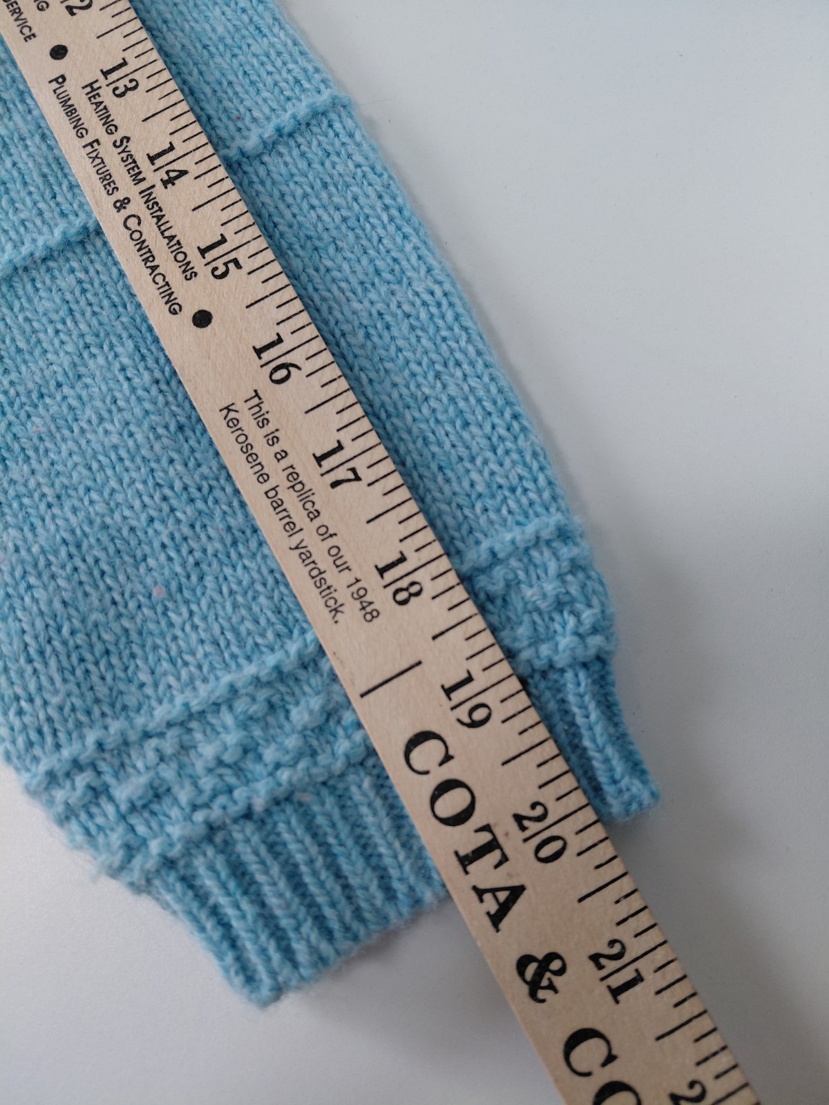 Waterville Cable Knit Pullover Blue Sweater Womens Medium