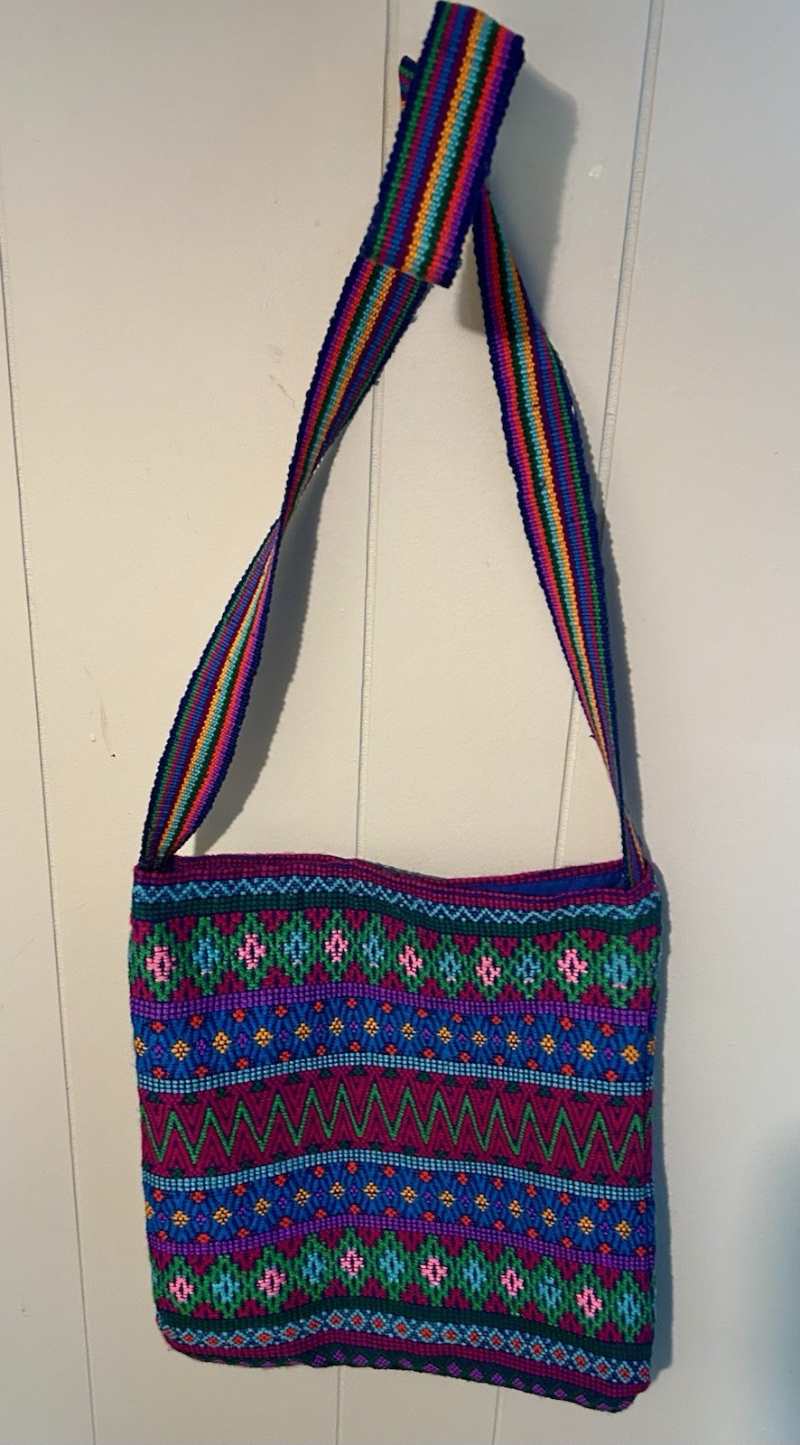 Loom-Woven Guatemalan “Morrales” Shoulder Bag