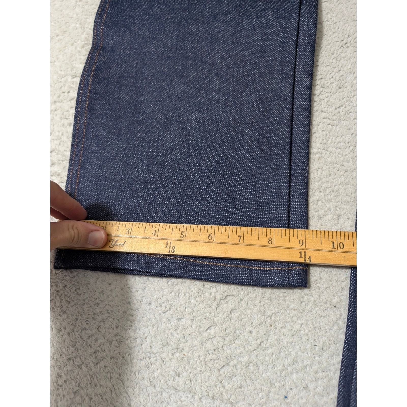 NEW! Rustler Regular Fit Boot Jeans Mens 38/30 Dark Blue Heavy Weight Denim NWT