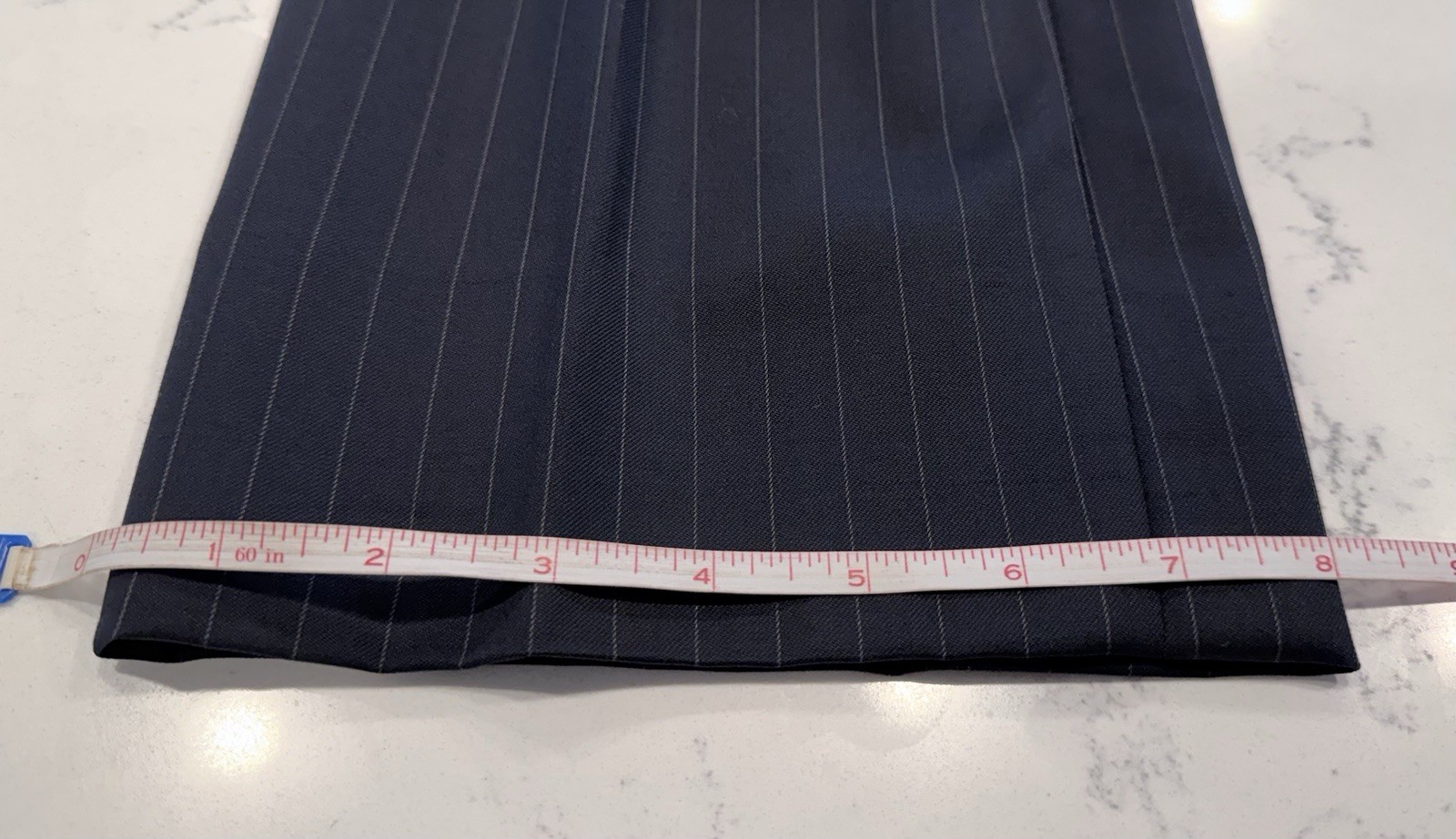 Brooks Brothers Fitzgerald Wool Blue Striped Suit 40R Jacket 34×29 (+2.5″) Pants