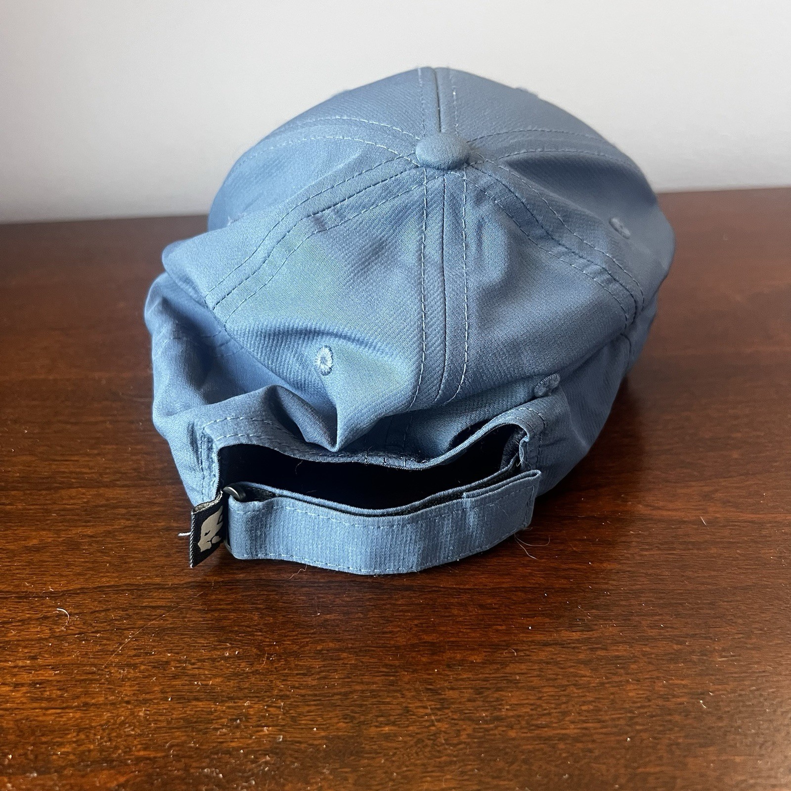 The Normal Brand Strap Hook And Loop Back Hat Cap OSFA Navy Red Bear Logo EUC