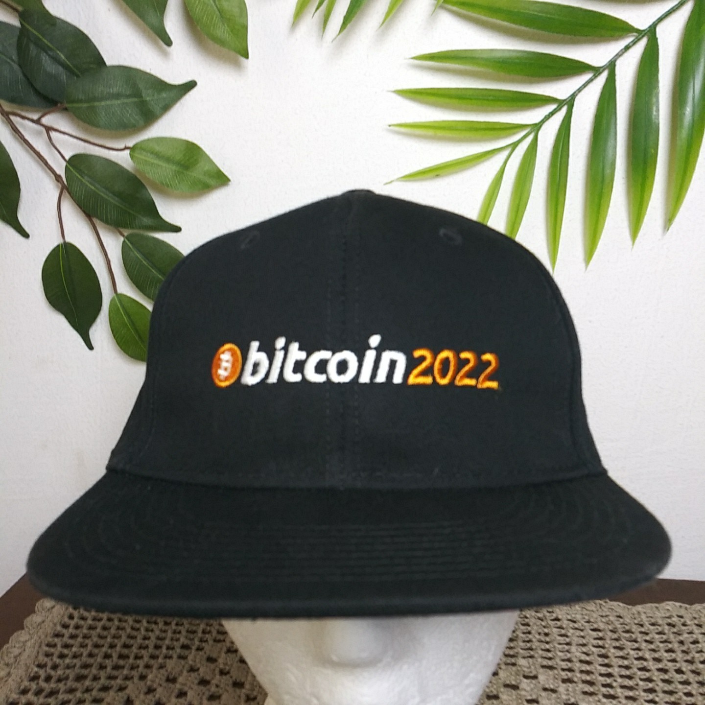 Bitcoin 2022 Snapback Hat Black Crypto Currency Miami Conference