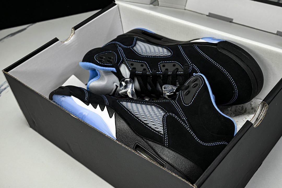 AJ 5 Retro Black University Blue (2026) DD0587-008 Men’s Athletic shoes Size