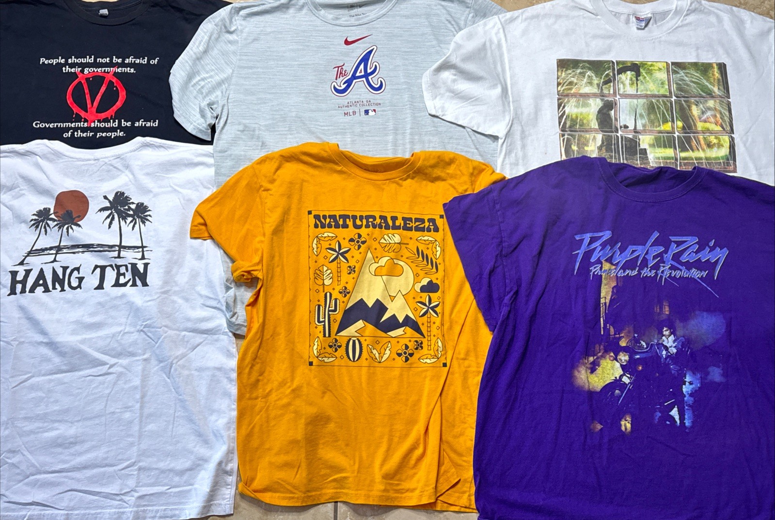 (48 Pc) Random Lot of Graphic TShirts Mixed All Sizes USA Brands Vintage Sports