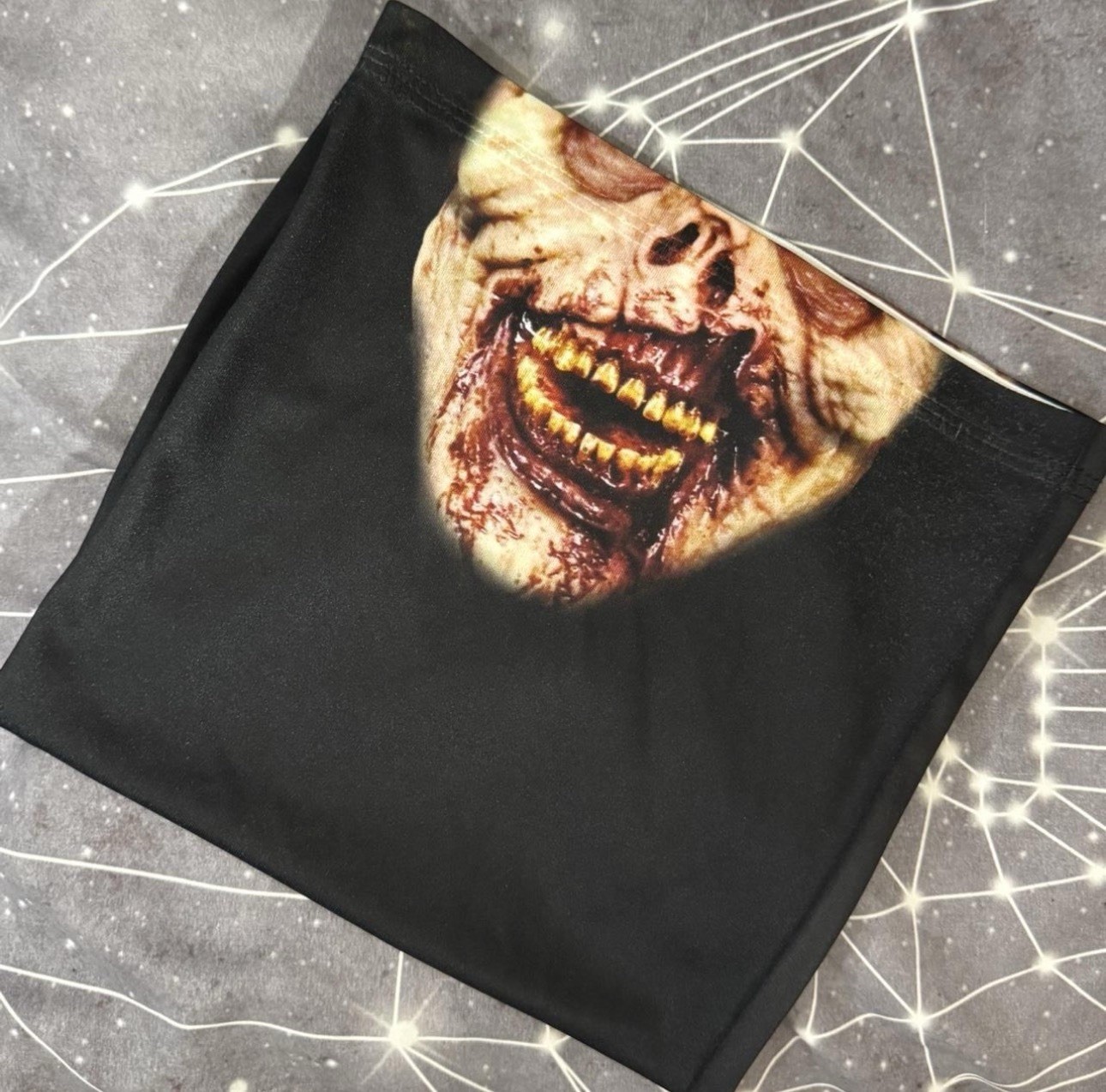 Reusable Unisex Immortal Masks’ neck gaiter mask (black)