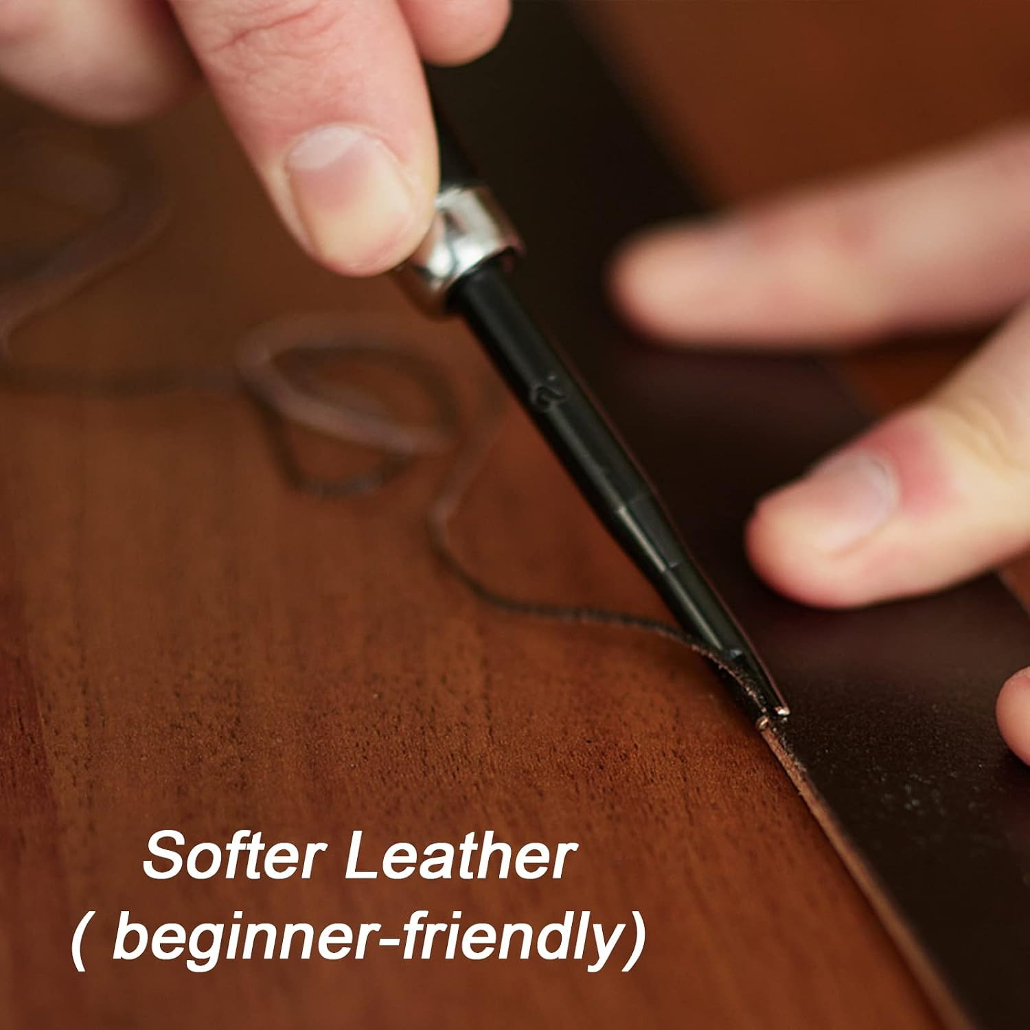Black Leather Strap 2 Inch Wide 78 Inch Long Single Flat Cord Sided Lychee Patte