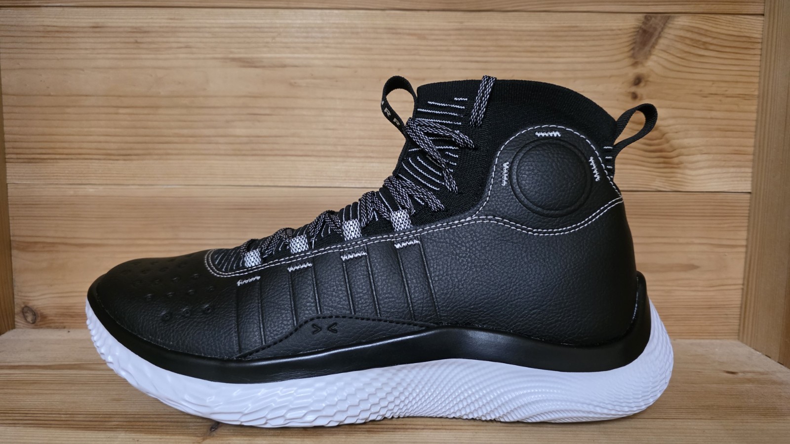 Under Armour Curry 4 Flotro Mens Size 10 ‘Suit And Tie’ Black Basketball Shoes