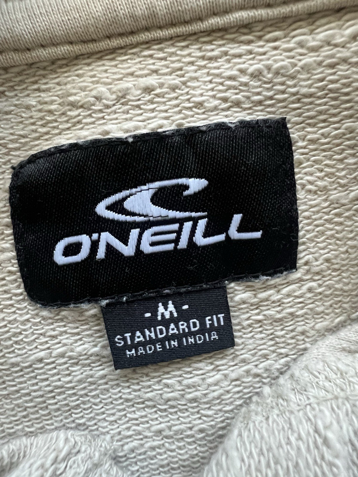 O’Neill Standard Fit Baja Pullover x Light Khaki Size M Knit Beach Lightweight