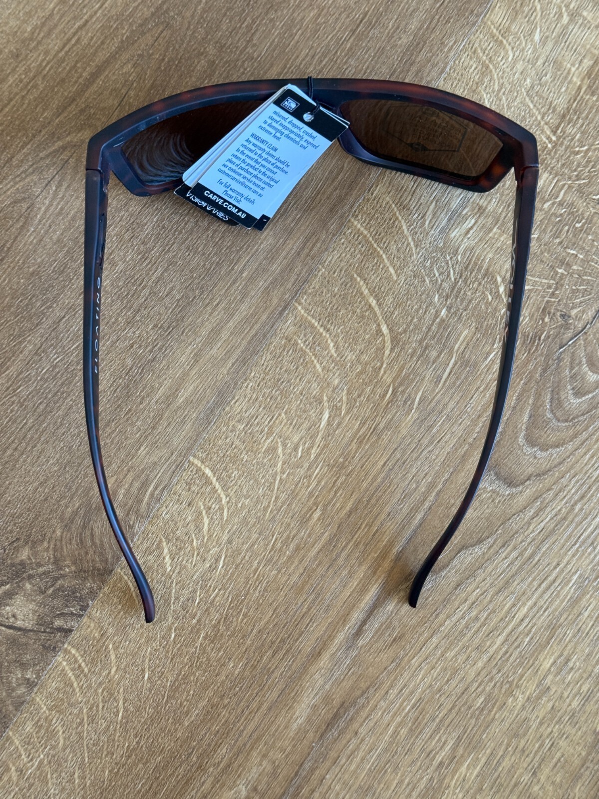 Carve Volley Floatable Hydrophobic Injected Polarized Tortoise Sunglasses NWT