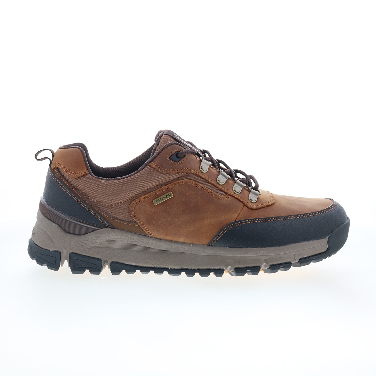 Dunham Alpine WP Lace Up Mens Brown Extra Wide 4E Lifestyle Sneakers Shoes