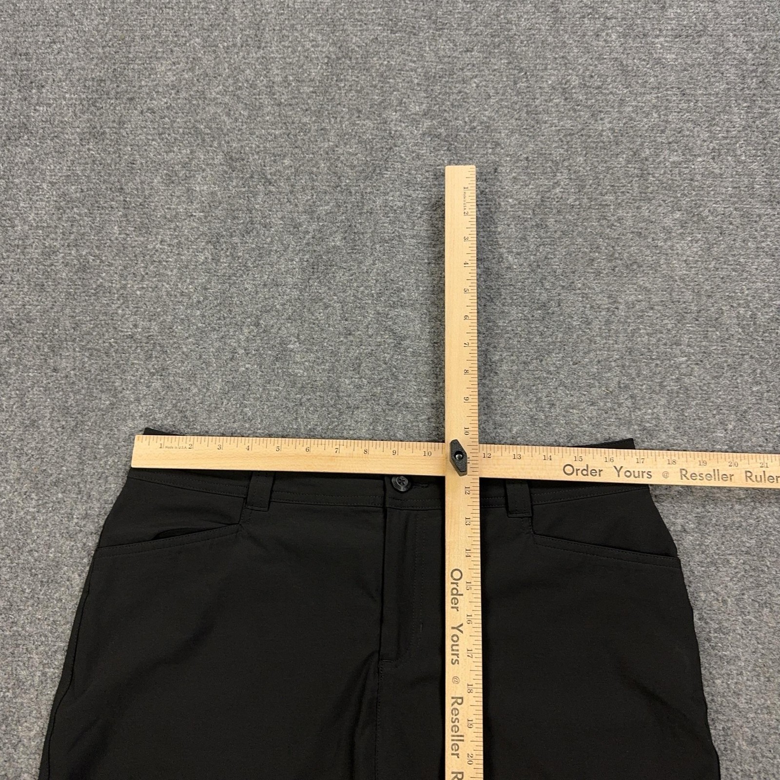 Eddie Bauer Skort Womens 10 Black Stretch Lined Pockets Golf Hiking Outdoor