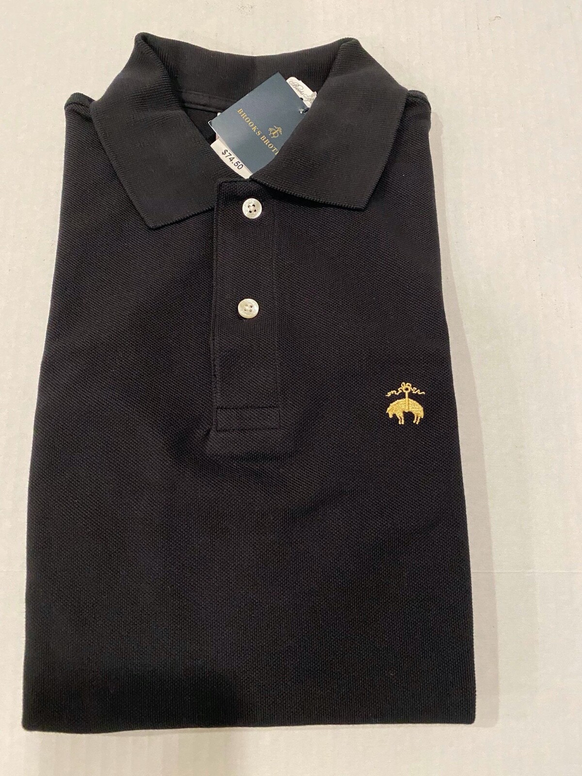 NWT Brooks Brothers 1818 Men (Multi Sizes) Performance Polo ORIGINALFit NavyBlue