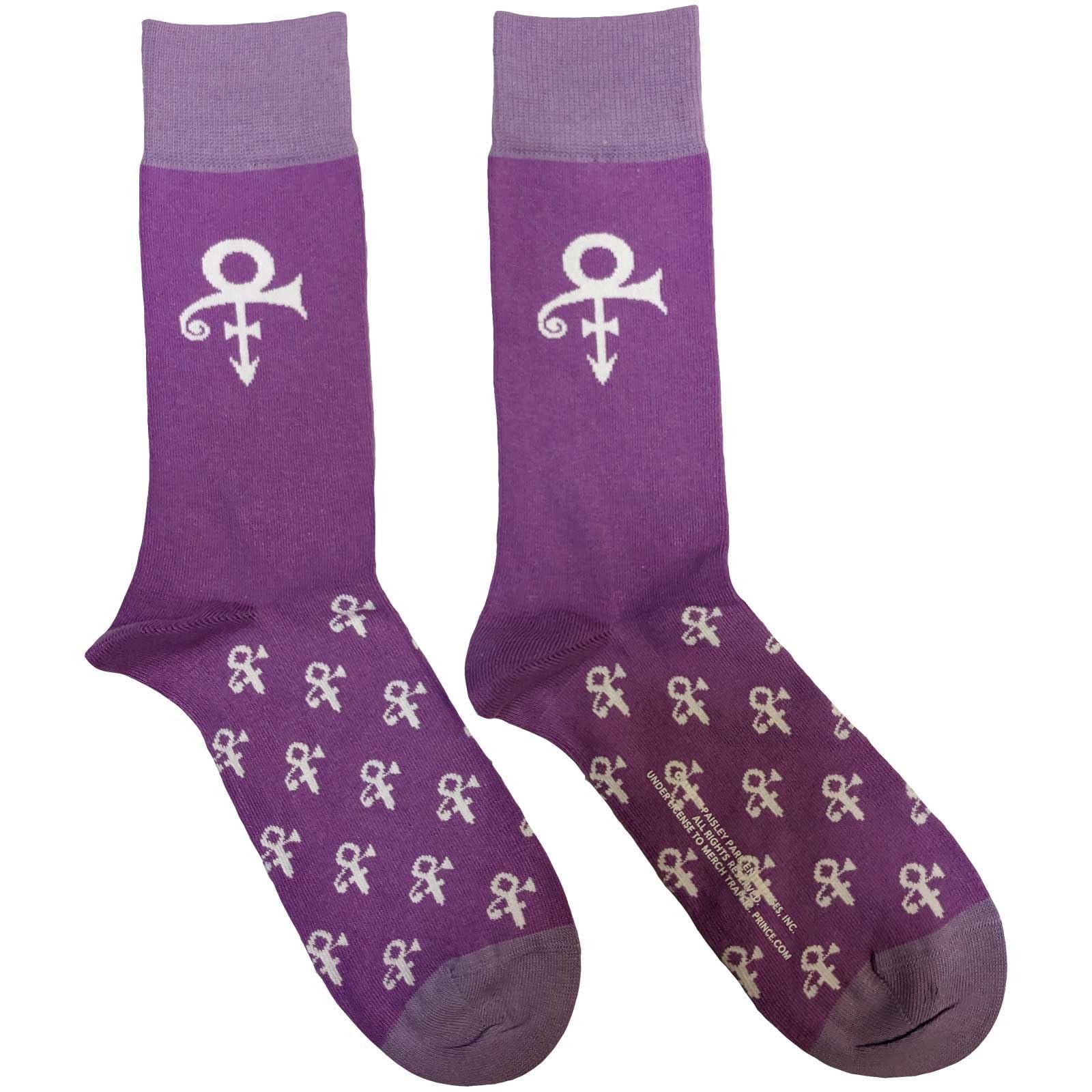 Prince ‘Symbol’ Men’s Crew Socks Official Purple Sock