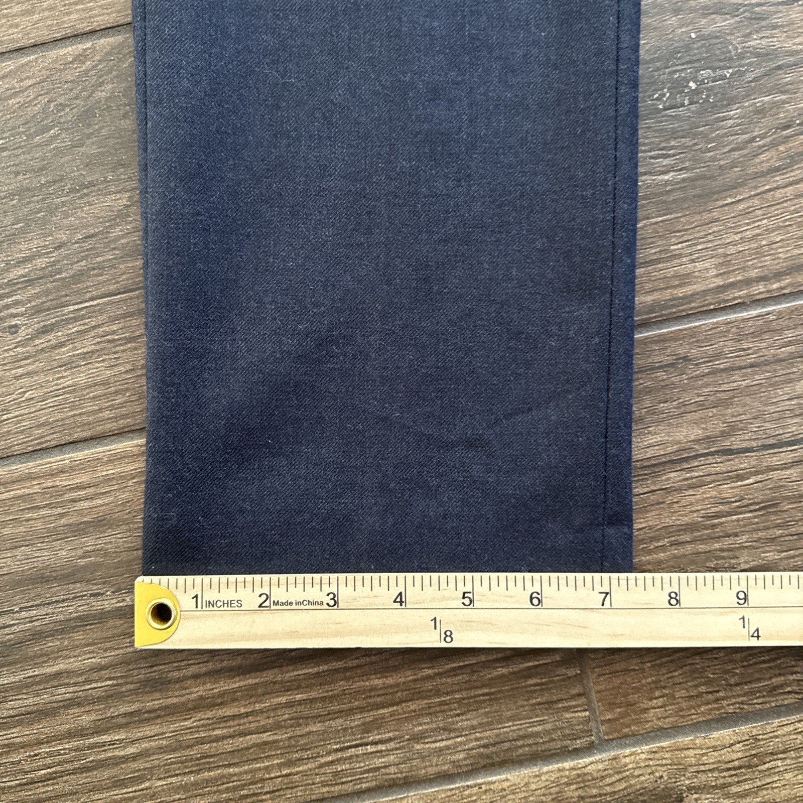 J.Crew Bowery Dress Pants Men 32×32 Blue 100% Wool Slim Flat Front Trousers